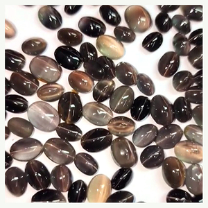 370 Uds Natural Sulemani ojo de gato cabujón ovalado 289 CT lote Iroc ventas forma libre piedras preciosas sueltas de alta calidad para la fabricación de joyas - Product Image 3