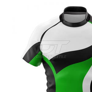 El mejor material hecho Low Moq Mesh Rugby Jersey Alta calidad Último diseño Mesh Rugby Jersey - Product Image 5