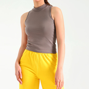 Camisetas sin mangas holgadas personalizadas al por mayor para mujer, camisetas informales sin mangas de verano de talla grande, camisetas cómodas y ligeras con cuello redondo 2025 - Product Image 6