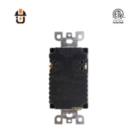 ETL Onaylı 30W 2 USB-C Şarj Cihazlı Çift Prizli Duvar Soketi 15A 125V ABD Elektrik Prizi QC3.0 AFC FCP SCP Apple 2.4A Desteği