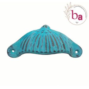 Vente chaude Bleu Turquoise Céramique Tiroir Armoire Poignée Tire Distressed Fonte Conception pour Cuisine et Armoire Application - Product Image 1