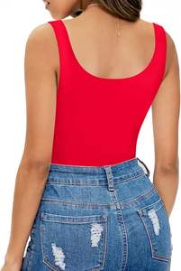 Traje de baño de una pieza para mujer, traje de baño con cuello redondo o correa de espagueti para playa, piscina o traje de baño al por mayor - Product Image 5