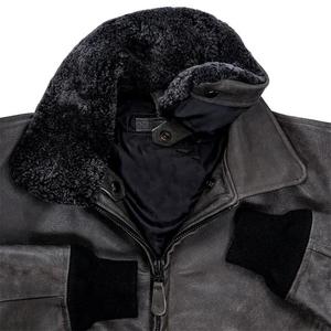 Vestes en cuir pour hommes Fabrication professionnelle Meilleure qualité Prix réglable Tissu en toile Saison d'hiver - Product Image 5
