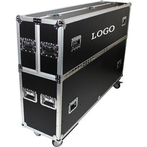 Tùy chỉnh TV trường hợp chuyến bay với tuyệt vời mang bánh xe phù hợp cho 40 "đến 85" TV chất lượng cao trường hợp chuyến bay với chống sốc miếng bọt biển - Product Image 4