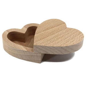 Caja de regalo de madera ecológica con diseño recortado y cerradura Caja de almacenamiento de madera Caja de regalo para bodas y cualquier evento Artículo de regalo - Product Image 2