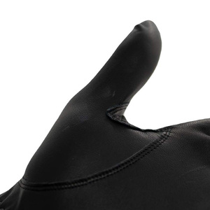 Nouvelle couleur noire pas cher prix haute qualité logo personnalisé conception personnalisée doigt complet en cuir véritable gants de golf en peau de mouton - Product Image 2