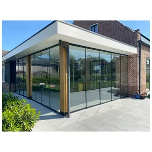 Aluminum Glazen Schuifwand/10mm Glass Sliding Door/ Glass Sliding Wall for Veranda system