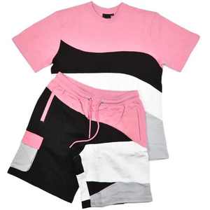 Chándal de 2 piezas de gran tamaño para hombre, pantalones cortos y camisas, ropa deportiva de verano para hombre, ropa de gimnasio transpirable, Conjunto elegante de secado rápido - Product Image 6