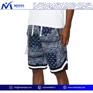 Pantalones Cortos Deportivos Sublimados Personalizados, Pantalones Cortos de Entrenamiento Hechos a Medida, Cintura Elástica, Transpirables, de Secado Rápido, 100% - Product Image 4