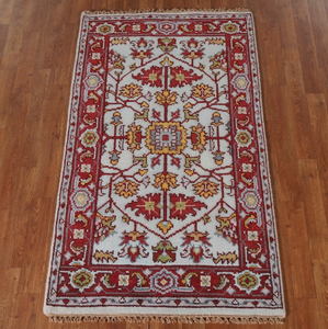 Alfombra KNOT, hecha a mano, anudada a mano, de lana, antideslizante, ecológica, para el hogar, hotel u oficina. - Product Image 1