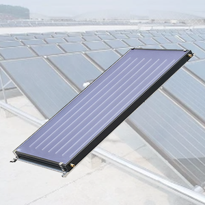 Colectores Solares <span class=keywords><strong>Solar</strong></span> Calentamiento de agua Panel plano Precio Fabricación Cobre Placa plana Colector con panel <span class=keywords><strong>solar</strong></span> térmico - Product Image 1