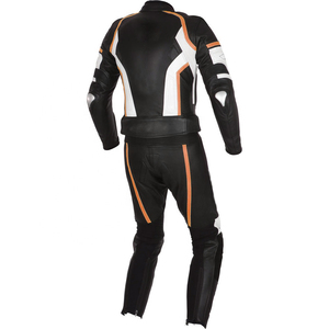 2025 haute qualité en cuir véritable moto costume pour adultes imprimé techniques Auto course porter moto cuir costume respirant - Product Image 4