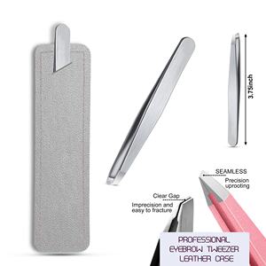 Pinzas para cejas de belleza de material duradero más vendidas con punta afilada perfecta para el aseo de precisión - Product Image 3