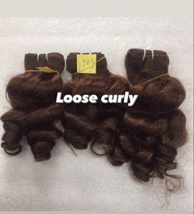 ผมแท้เรมี่ปิดผมชาวกัมพูชา100% ผมดัดลอนธรรมชาติแบบหลวมยาวสองชั้น - Product Image 1