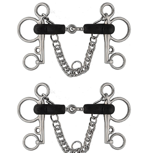 บิตม้าแบบทอมธัมเพลแฮม ยางแข็ง ข้อต่อแบบมีข้อต่อ ขนาด 21 มม. ผลิตอย่างพรีเมียม สำหรับขี่ม้า - Product Image 4