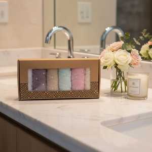 Lot de serviettes de cuisine 100 % coton turc à séchage rapide, 30x50cm, 550 GSM, motif velours absorbant, fabriqué en Turquie - Product Image 1