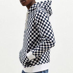 Nouvel Arrivage Hiver – Sweat à Capuche Court et Ample Effet Délavé pour Homme, 100% Coton Tricoté, Impression Numérique Unie, Style Streetwear Zippé - Product Image 2