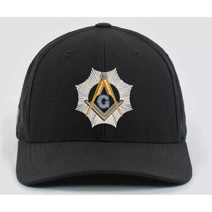 Embroidered Brown Freemason Masonic Baseball Style <b>Hat</b> High Quality Best Wholesale Masonic <b>Hat</b> With Compass Logo Ronpex - Product Image 2