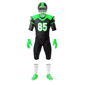 OEM Customized American Football Jersey Uniform Set Short Sleeves Breathable Fabric Custom Team <b>Name</b> Brand 100% Polyester Custom - Product Image 6