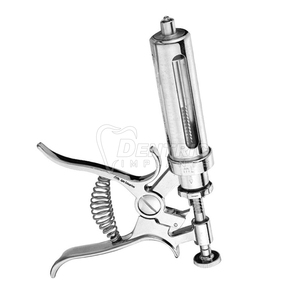 Seringue réutilisable réglable pour pistolet d'injection vétérinaire pour animaux de porc; Fabriqué en acier inoxydable Embout de cathéter de capacité 10ml/50ml - Product Image 5