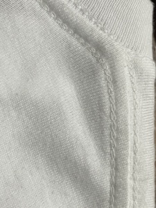 5501 classica maglietta bianca a maniche corte realizzata al 100 percento in cotone pettinato per un abbigliamento quotidiano morbido e Unisex - Product Image 4