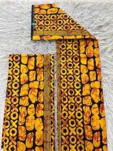 Premium African Inspired Wax Print Cotton Fabric for Women Clothing, Accessories, and Crafts Libya - Product Image 3