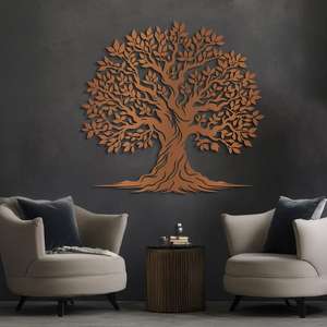 ศิลปะติดผนังโลหะขนาดใหญ่หรูหราทันสมัยตกแต่งบ้านรูปทรงเรียบง่ายปรับแต่งได้ตกแต่งผนังของขวัญวันแม่ - Product Image 6