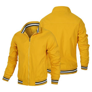 Chaqueta de bombardero de satén de estilo clásico de alta calidad para hombre, chaquetas de bombardero acolchadas de satén para hombre, chaqueta para hombre - Product Image 3
