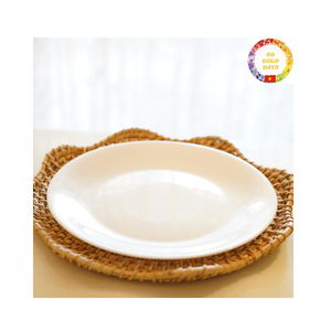 Vietnam Handmade <b>Rattan</b> Charger Plate Round Woven <b>Placemat</b> Eco Friendly Wedding Decorative Tableware - Product Image 1