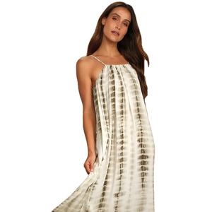 เดรสมัดย้อมกันแดดของผู้หญิง,เดรสกระโปรงแม็กซี่แฟชั่นแบบวันพีซขนาดใหญ่พิเศษฤดูร้อนปี2022 - Product Image 1