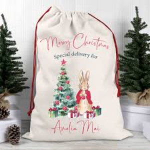 Sac cadeau de Noël personnalisé de qualité supérieure Article en soie personnalisé Style motif lettre Promotion Usa pour l'exportation - Product Image 4