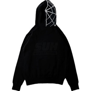 Prix bas, service OEM, sweat-shirts en coton 100% pour hommes, taille plus, avec strass, sur mesure, écologiques, respirants - Product Image 3