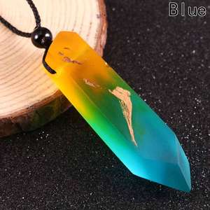 Nouveau pendentif solide pour la fabrication de résine pendentif en bois original résine larme résine époxy bijoux breloques - Product Image 5