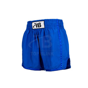 Nouvelle Arrivée Shorts Muay Thai Sportifs de Meilleure Qualité avec Taille Élastique Top Prix avec Motif Solide Directement de l'Inventaire d'Usine - Product Image 1