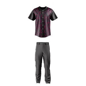 Meilleure couleur uniforme de baseball pour adultes vêtements de sport pas cher sublimé et uniforme de baseball vierge de qualité supérieure pour les Offre Spéciale - Product Image 5