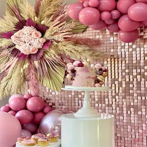 Mur scintillant à paillettes carrées de couleur or rose mat <span class=keywords><strong>et</strong></span> flirty thème fête <span class=keywords><strong>anniversaire</strong></span> gâteau magnifique décoration oh wow photomaton - Product Image 3