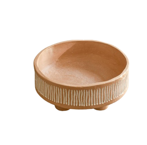 ชุดชามไม้ทำมือ 4 ใบ สำหรับข้าว ซุป น้ำจิ้ม กาแฟ ชา ตกแต่ง ลายพุทรา ขนาด M: เส้นผ่านศูนย์กลาง 4.5 นิ้ว สูง 2.6 นิ้ว - Product Image 3