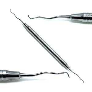 Curetas dentales Gracey 13/14 Cureta periodontal Mango hueco Instrumento dental de doble extremo Servicios OEM - Product Image 6