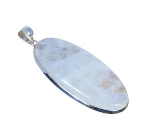 Rainbow Moonstone 925 Sterling Silver <b>Pendant</b> Gold Plated Oval Shape June <b>Birthstone</b> Jewelry for Women Perfect Gift for Her - Product Image 1