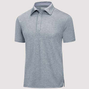 Camiseta Deportiva de Golf de Secado Rápido para Hombre, al por Mayor, Personalizada, Corta, Lisa, de Poliéster, Sublimada, Estampada - Product Image 1