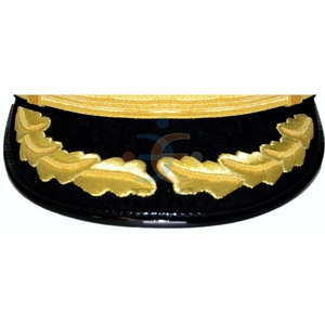 Gorra Unisex con Visera Bordada a Mano con Hilo Francés, Hojas de Roble y Detalles Dorados, Materiales Sostenibles, para Fiestas, Aire Libre y Uso Diario - Product Image 3