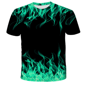 2025 camisetas con estampado de sublimación personalizada para hombres y mujeres gran oferta patrón sólido 180 gramos camiseta informal de sublimación hecha a mano - Product Image 4