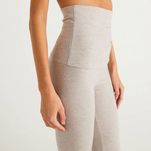 Leggings para Mujer, Cintura Media, Transpirables, Sin Costuras, de Fibra de Bambú y Algodón, Casuales, Deportivos, para Gimnasio, Fitness, Entrenamiento, Cortos, con Logotipo Personalizado, OEM - Product Image 4