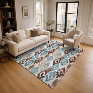 RUGS DEPOT LXDP-0213 Wholesale Grey Silver Vintage Oriental Digital Printed Machine Washable Chenille Area Rug Non <b>Slip</b> - Product Image 2