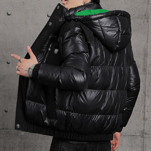 Top Trending Black Winter <b>Jacket</b> for Men Super Size Nylon Bomber <b>Jacket</b> Cold Resistance Canvas Clothing Low MOQ Plus Size Mens - Product Image 4