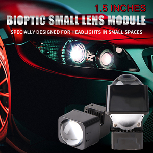 50W Mini 1,5 pulgadas Led Matrix Proyector Lente Línea de corte plano Lente Faros para motocicleta Coche - Product Image 3