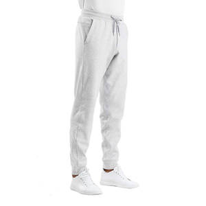 Pantalon de survêtement d'hiver en molleton de coton 100% pour hommes, jogging anti-boulochage avec motif uni et logo imprimé sur mesure - Product Image 3