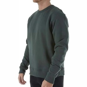 Pull en maille délavée pour homme, coton lourd, col rond, effet déchiré, streetwear, pull - Product Image 3