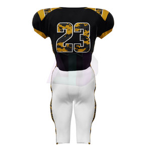 Uniforme de Fútbol Americano Personalizado con Nombre y Número, Diseño Transpirable de Manga Corta para la Identidad del Equipo, Comodidad para Juegos de Alto Nivel - Product Image 3