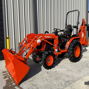 Tractor retroexcavador Kubota 4x4 usado y en buen estado para uso agrícola y de construcción - Product Image 1